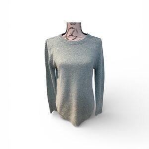 Pink Clover Light Gray Crew Neck Sweater